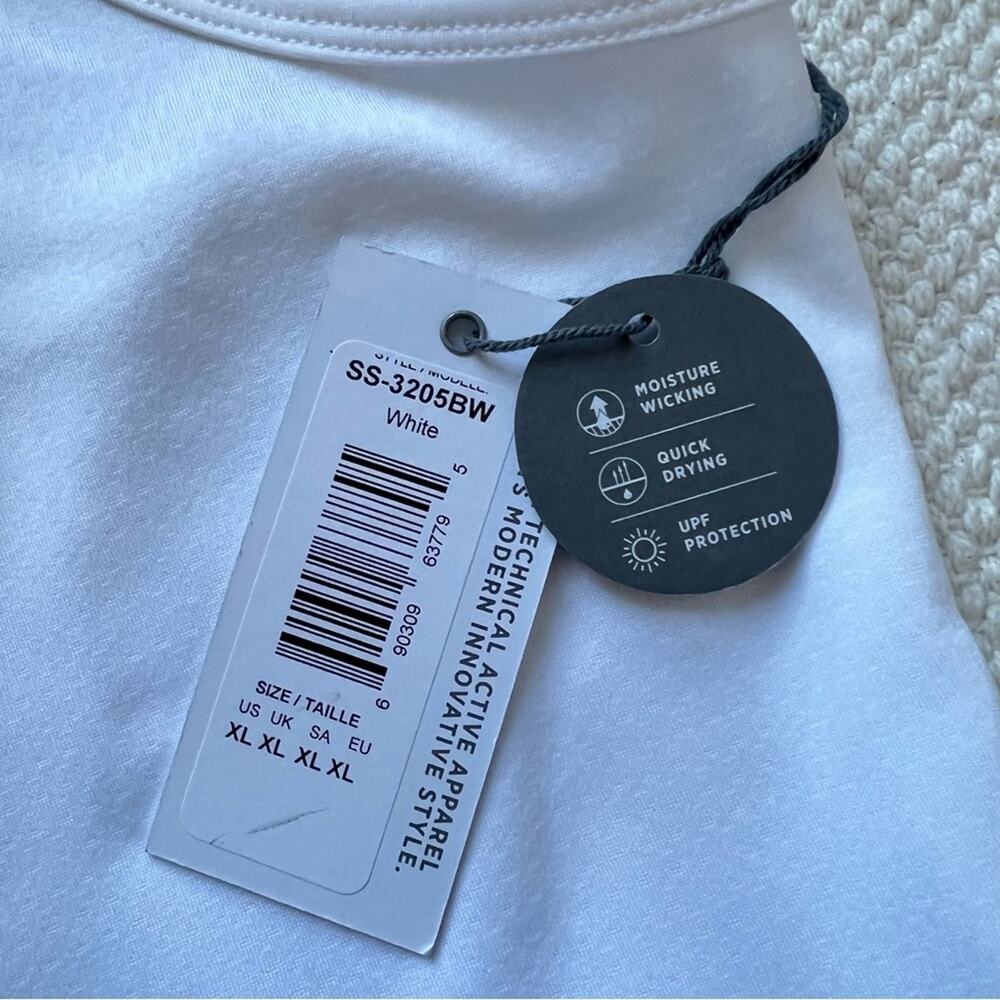 Lija Breeze White Training Tennis Dress SS-3205BW Women’s Size XL - Picture 8 of 10